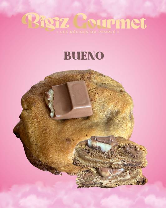 Cookie Oh my Bueno  - Cœur rème de Bueno et éclats chocolat au lait| Bigiz Gourmet
