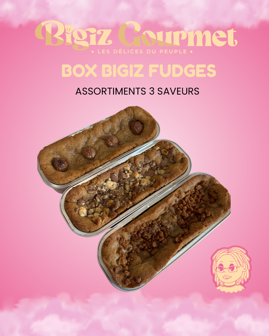 BOX Bigiz Fudges barres chocolatées fondantes artisanales Bigiz Gourmet