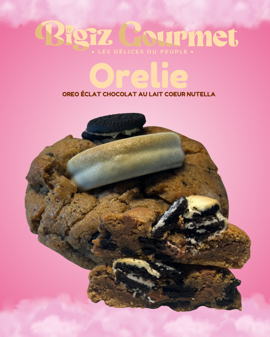 Cookie Orelie aux éclats d'Oreo et chocolat blanc Bigiz Gourmet Dreux